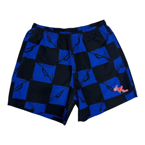 MATTY BOY ANTI-PROMO 99 EYES NYLON SHORTS BLUE