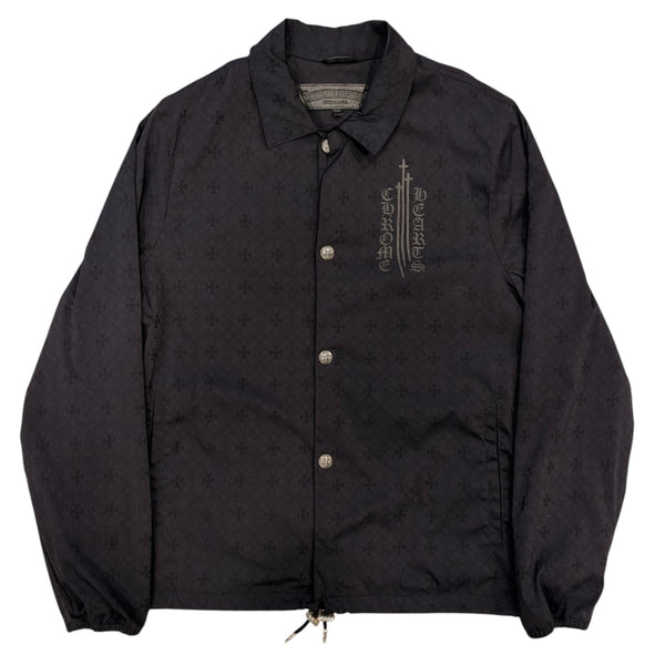 CHROME HEARTS EYECHART NYLON RIGGINS COACH JACKET