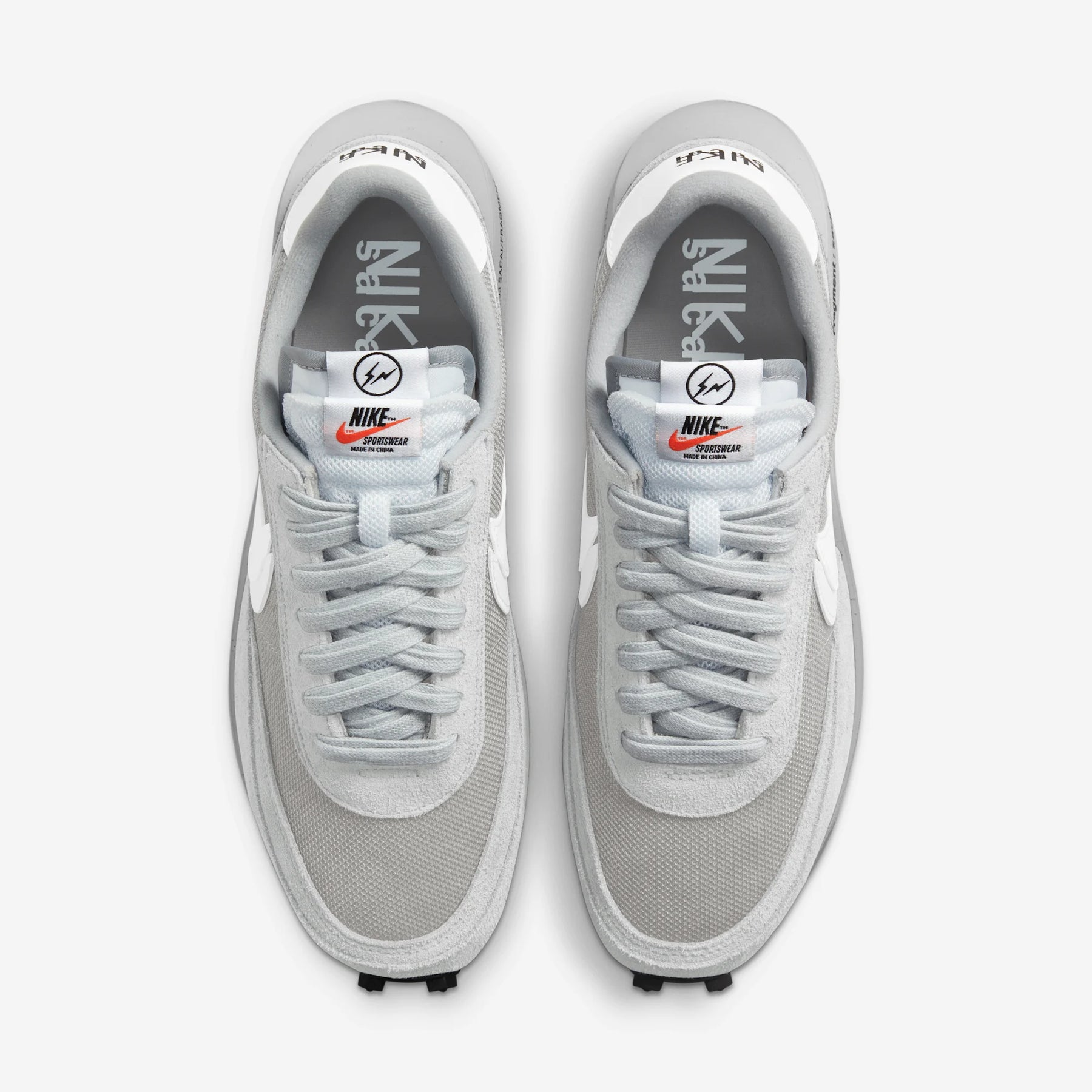 NIKE LD WAFFLE SF SACAI FRAGMENT GREY NIB