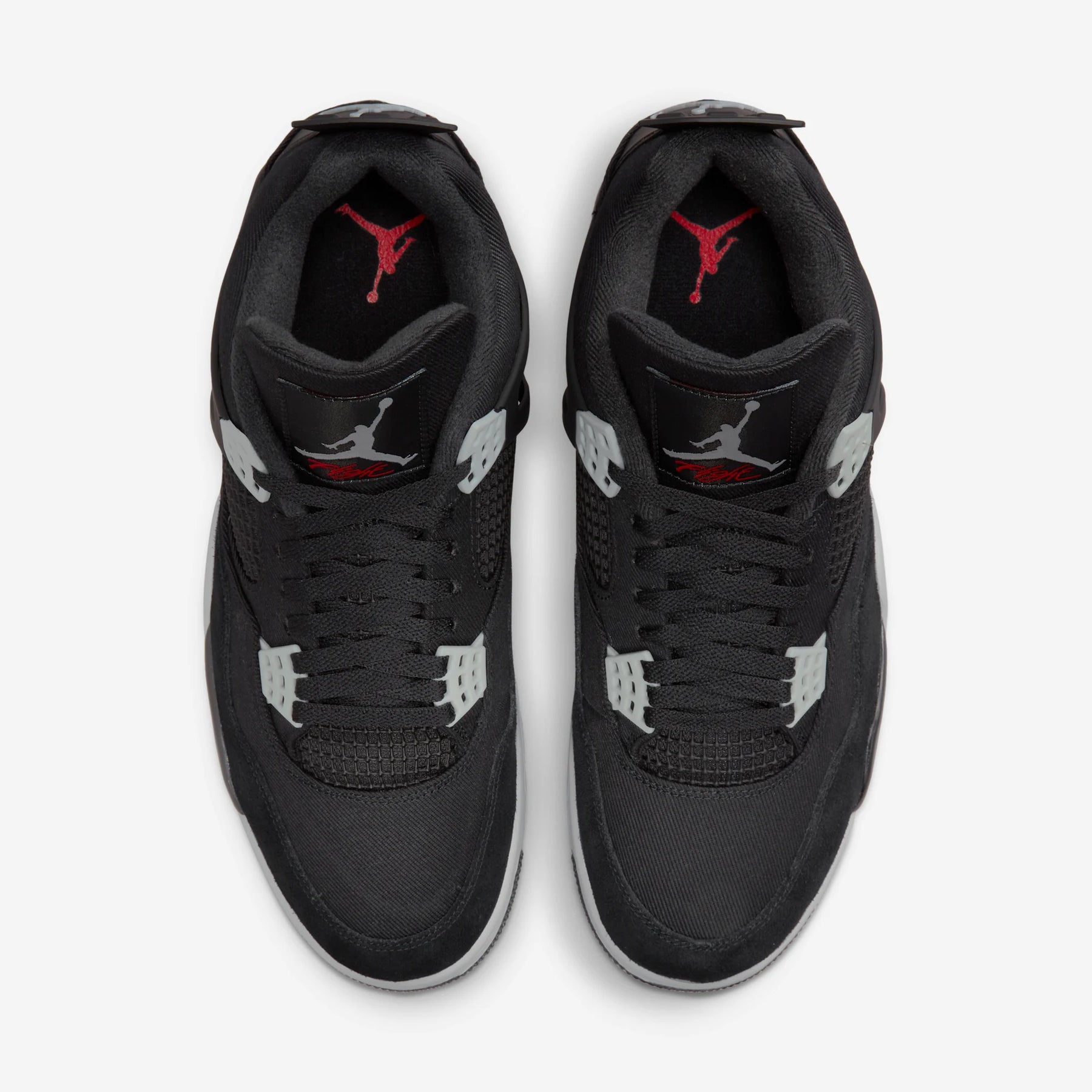 AIR JORDAN 4 RETRO BLACK CANVAS NIB