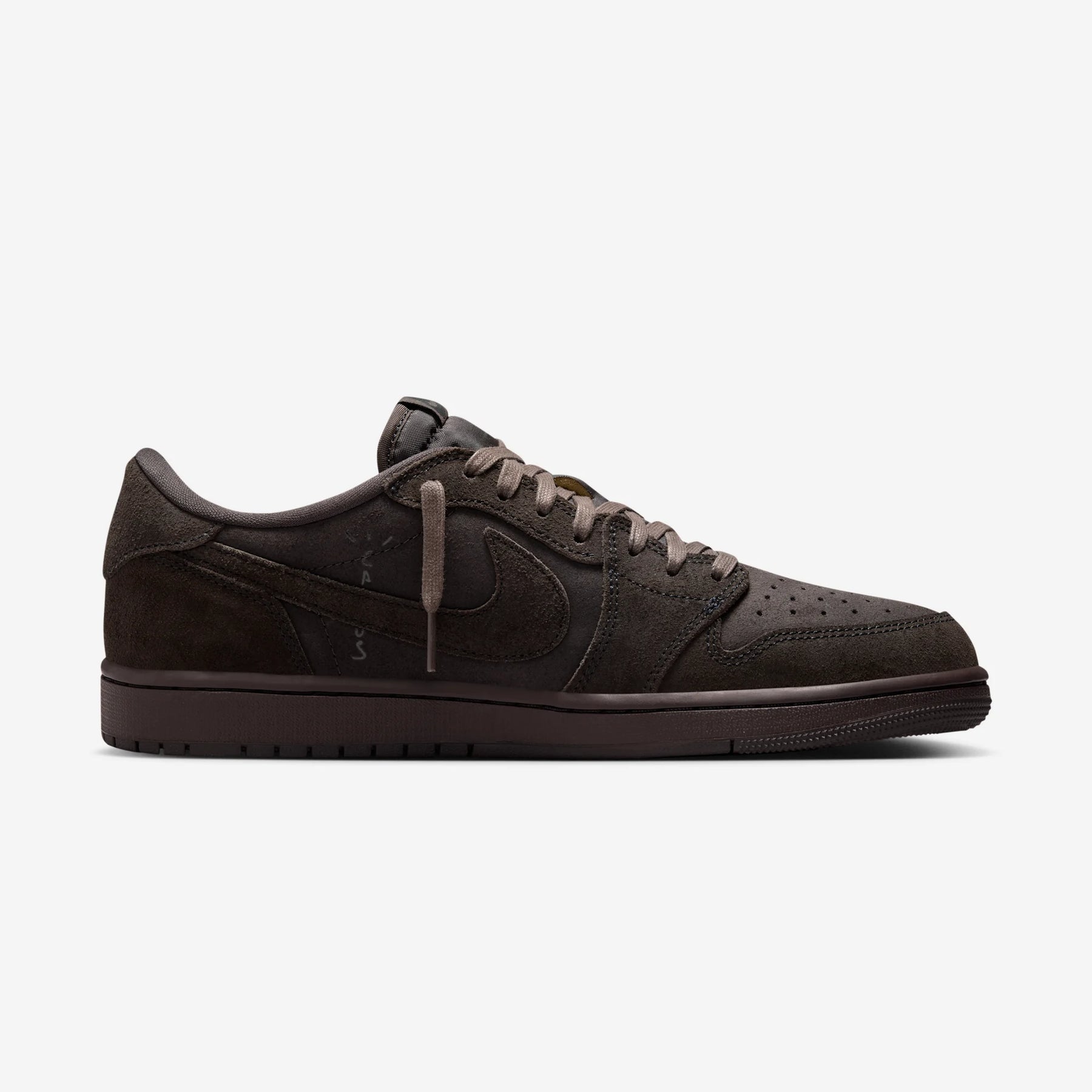 AIR JORDAN 1 RETRO LOW OG SP TRAVIS SCOTT VELVET BROWN NIB