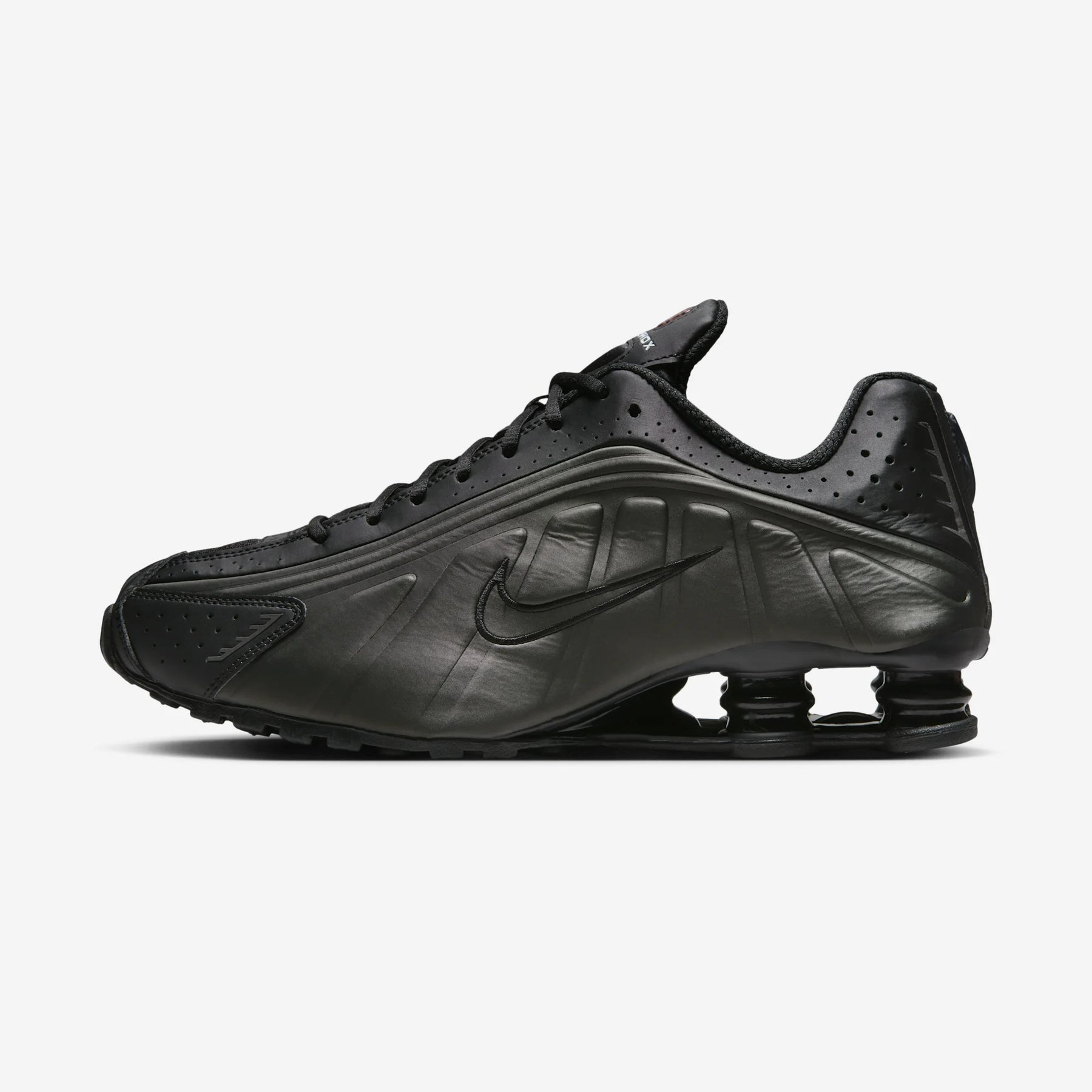 NIKE SHOX R4 WHITE BRIGHT CRIMSON NIB