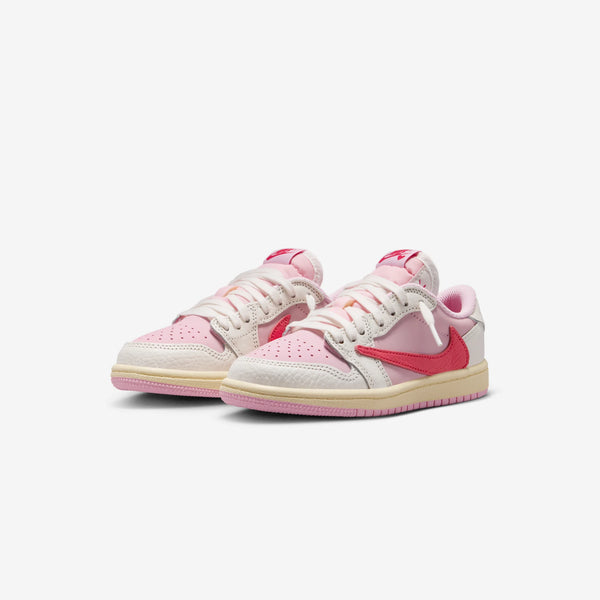 AIR JORDAN 1 RETRO LOW OG SP TRAVIS SCOTT SAIL TROPICAL PINK PS NIB