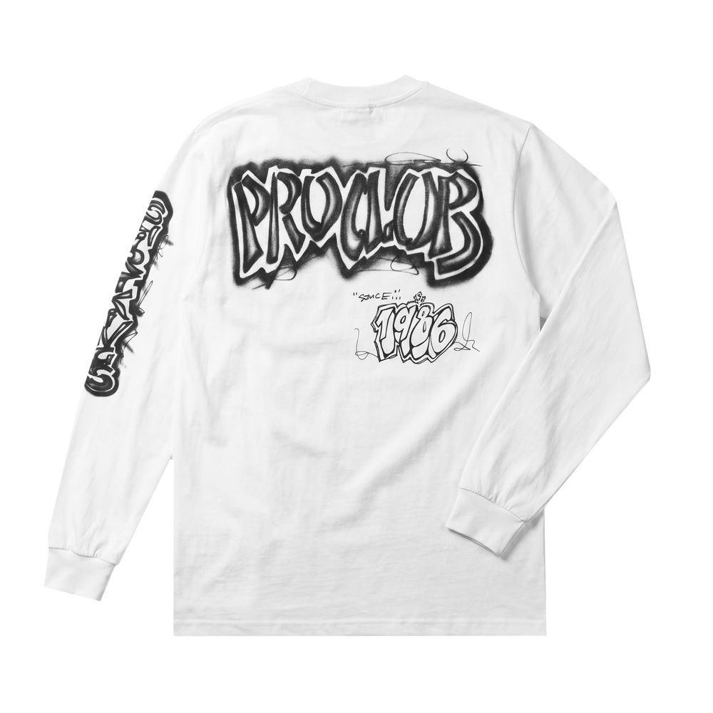 CLIENTELE SHIRT KING PHADE LONG SLEEVE WHITE SHIRT