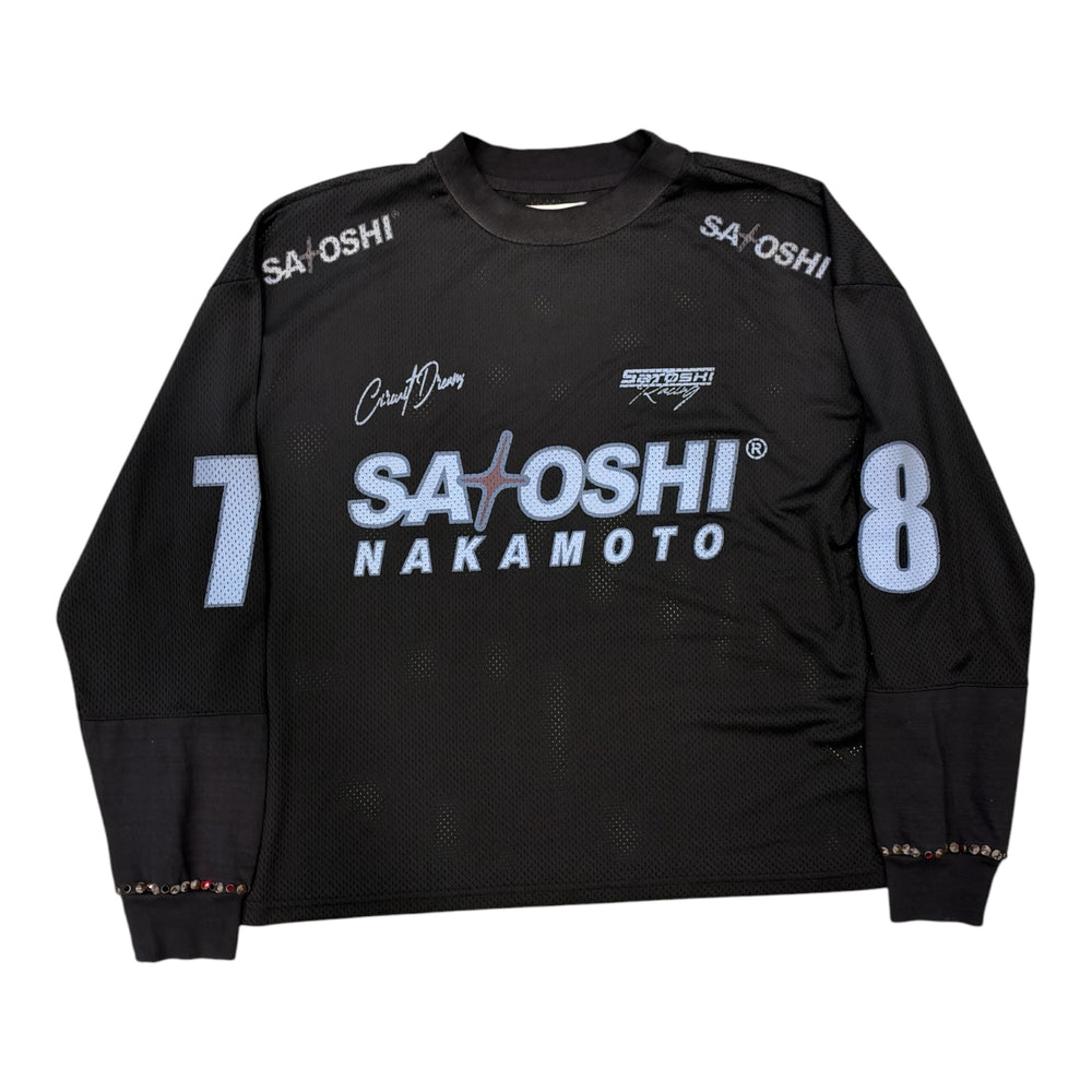 SATOSHI MESH MOTO JERSEY BLACK