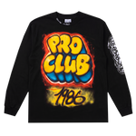 CLIENTELE SHIRT KING PHADE LONG SLEEVE BLACK SHIRT