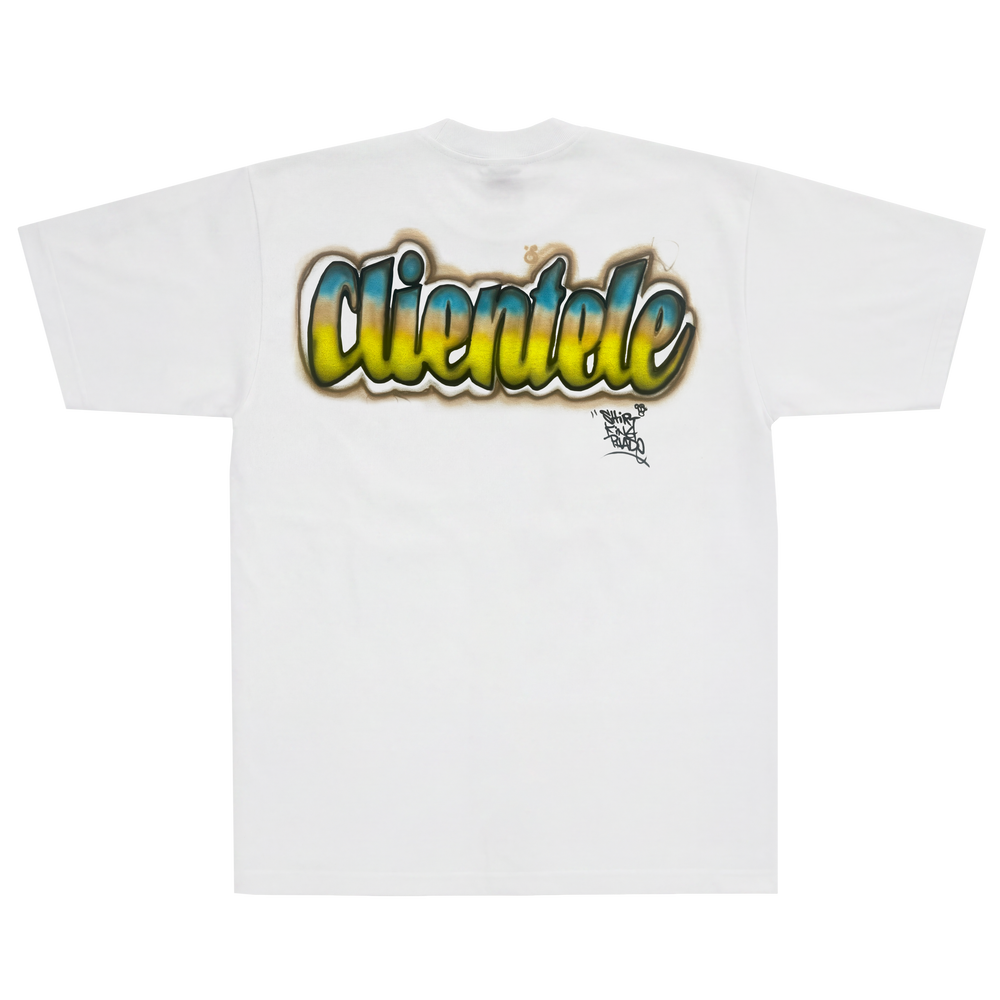 CLIENTELE SHIRT KING PHADE DOUGHBOY WHITE TEE