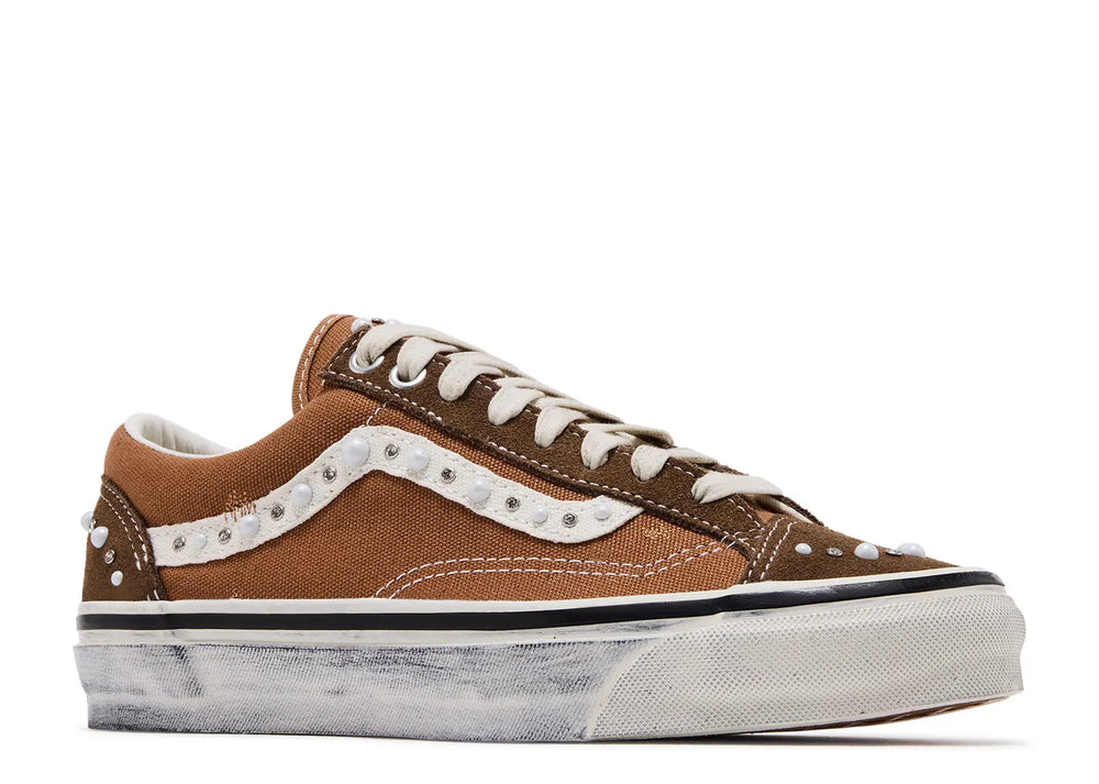 VANS LX OLD SKOOL 36 PEARLIZED PACK VINTAGE COCOA BROWN NIB