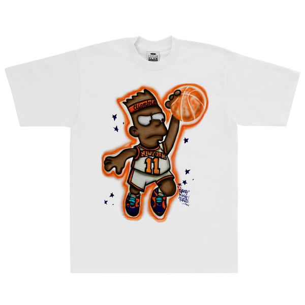 CLIENTELE SHIRT KING PHADE BART TEE WHITE