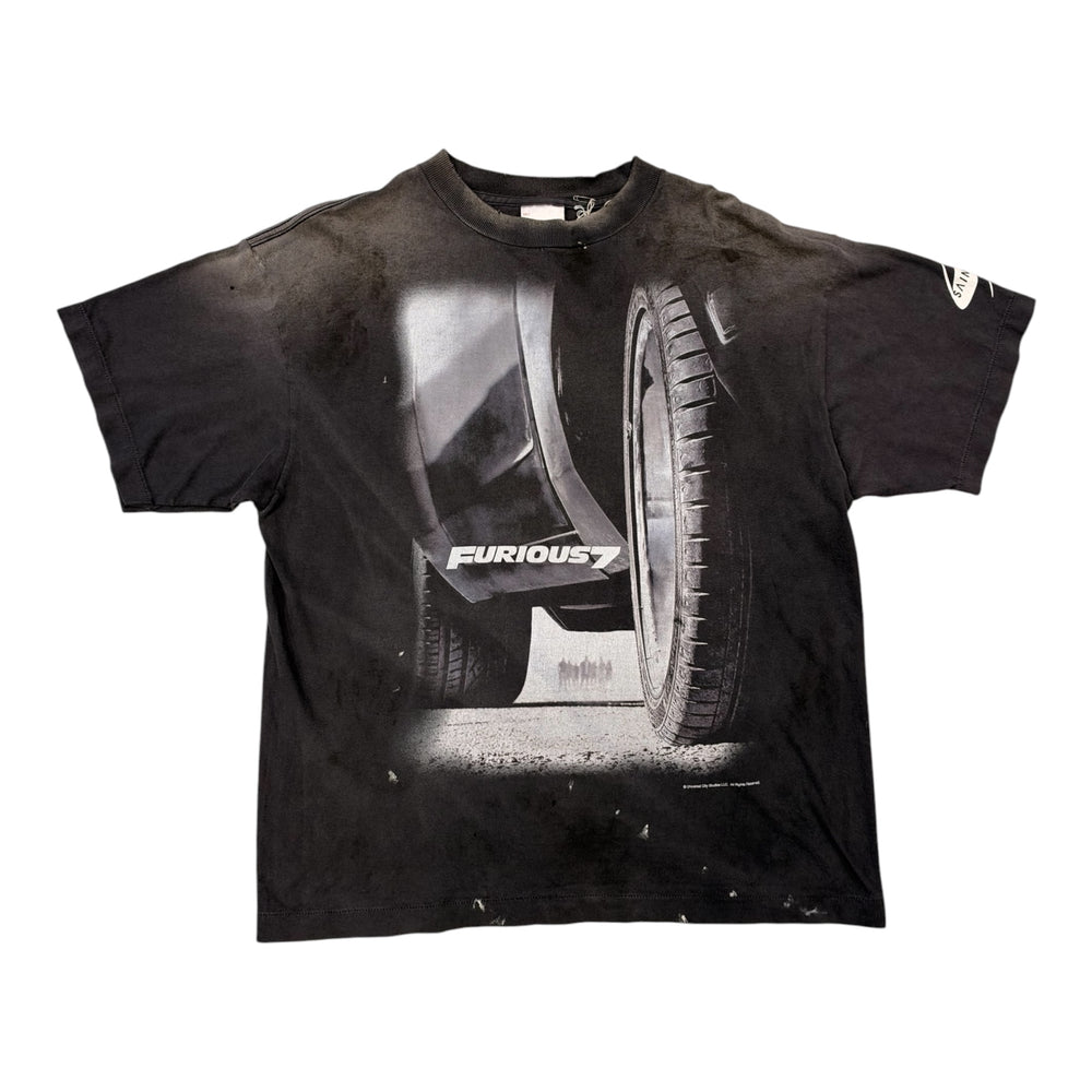 SAINT MICHAEL FAST AND FURIOUS TEE BLACK