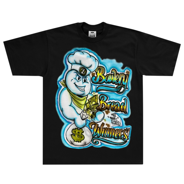 CLIENTELE SHIRT KING PHADE DOUGHBOY BLACK TEE