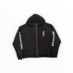 CHROME HEARTS THERMAL LINED VERTICAL LOGO ZIP UP