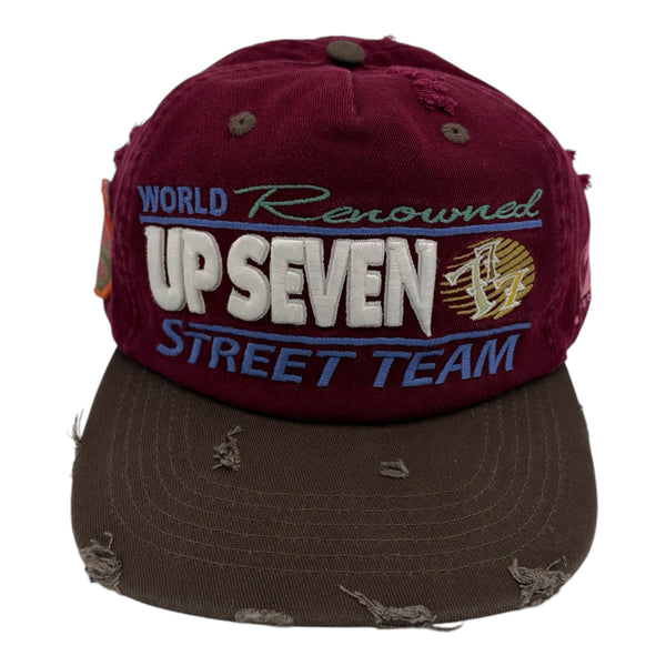 UP7SKATE INTL STREET TEAM HAT RASPBERRY