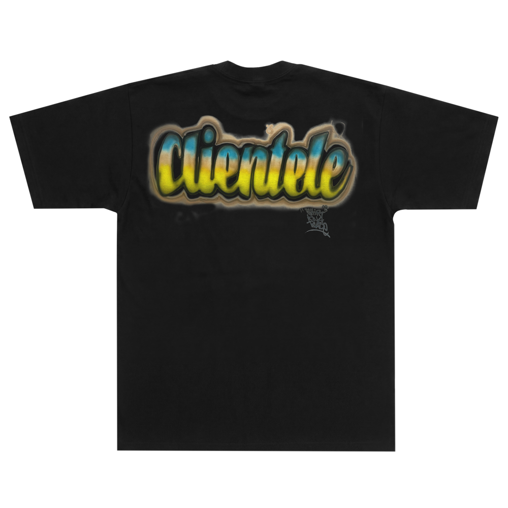 CLIENTELE SHIRT KING PHADE DOUGHBOY BLACK TEE