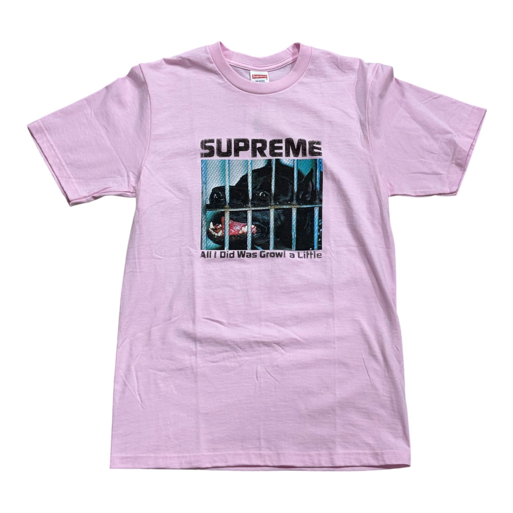 SUPREME FW26 GROWL TEE LIGHT PINK