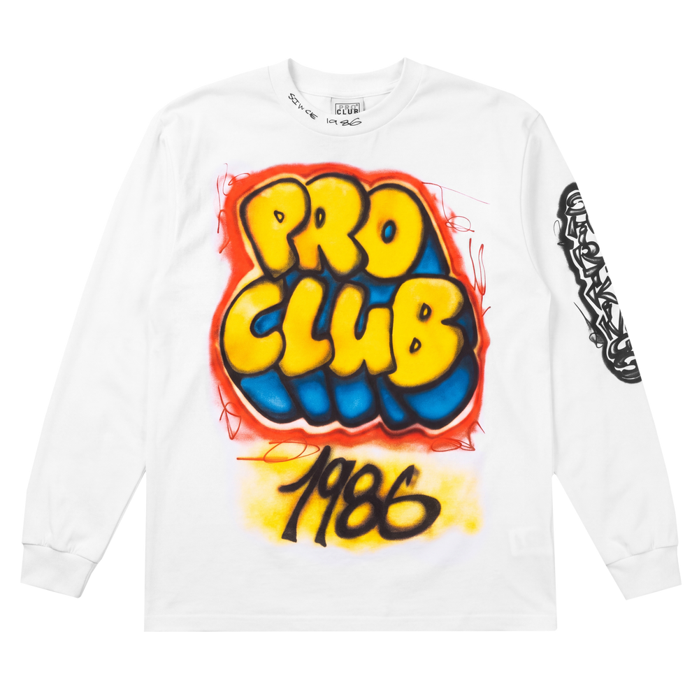 CLIENTELE SHIRT KING PHADE LONG SLEEVE WHITE SHIRT