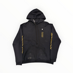 CHROME HEARTS VERTICAL LOGO 1988 HOODIE METALLIC GOLD