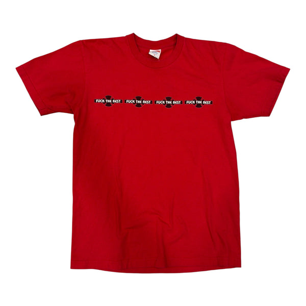 SUPREME FW17 INDEPENDENT FUCK THE REST TEE RED