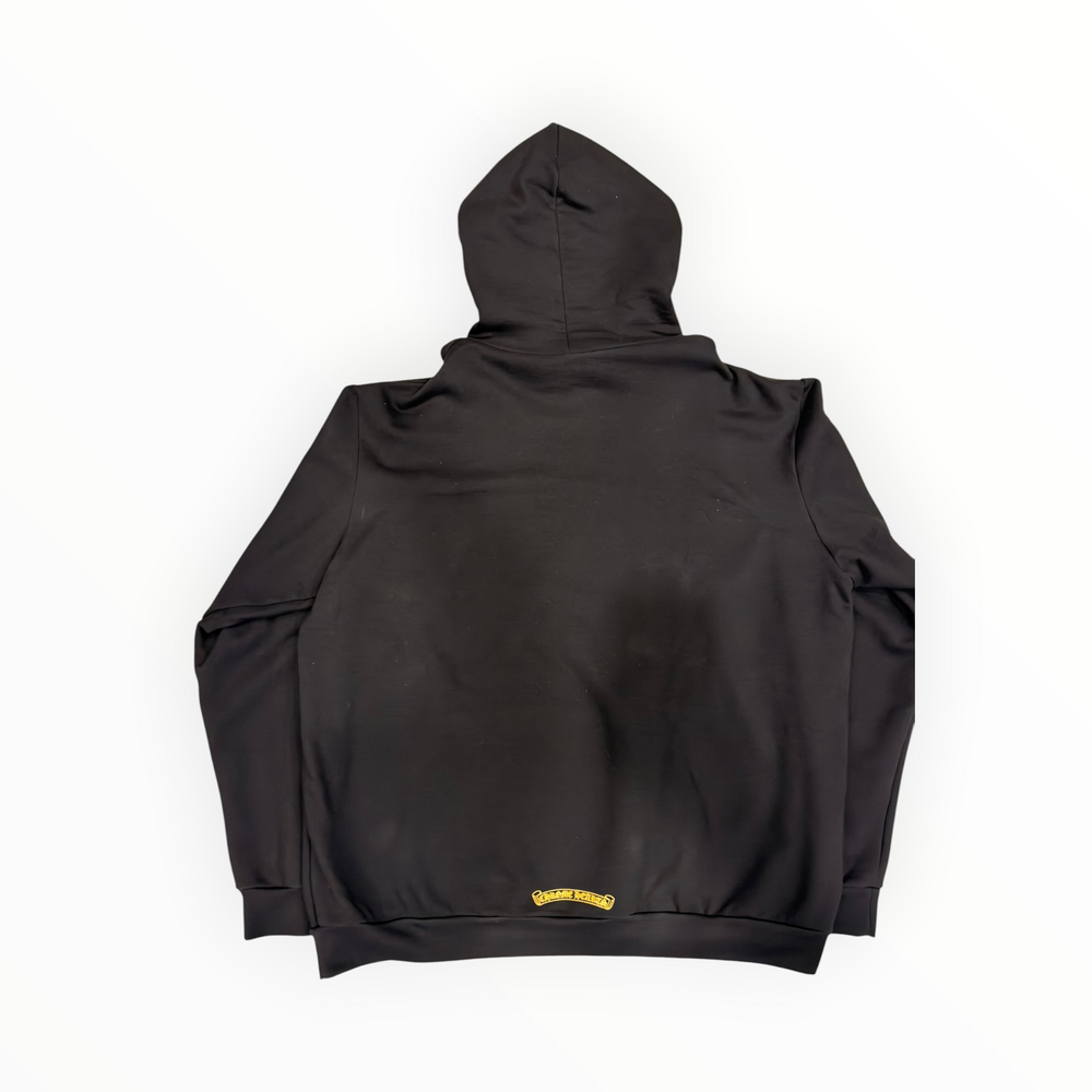 CHROME HEARTS VERTICAL LOGO 1988 HOODIE METALLIC GOLD
