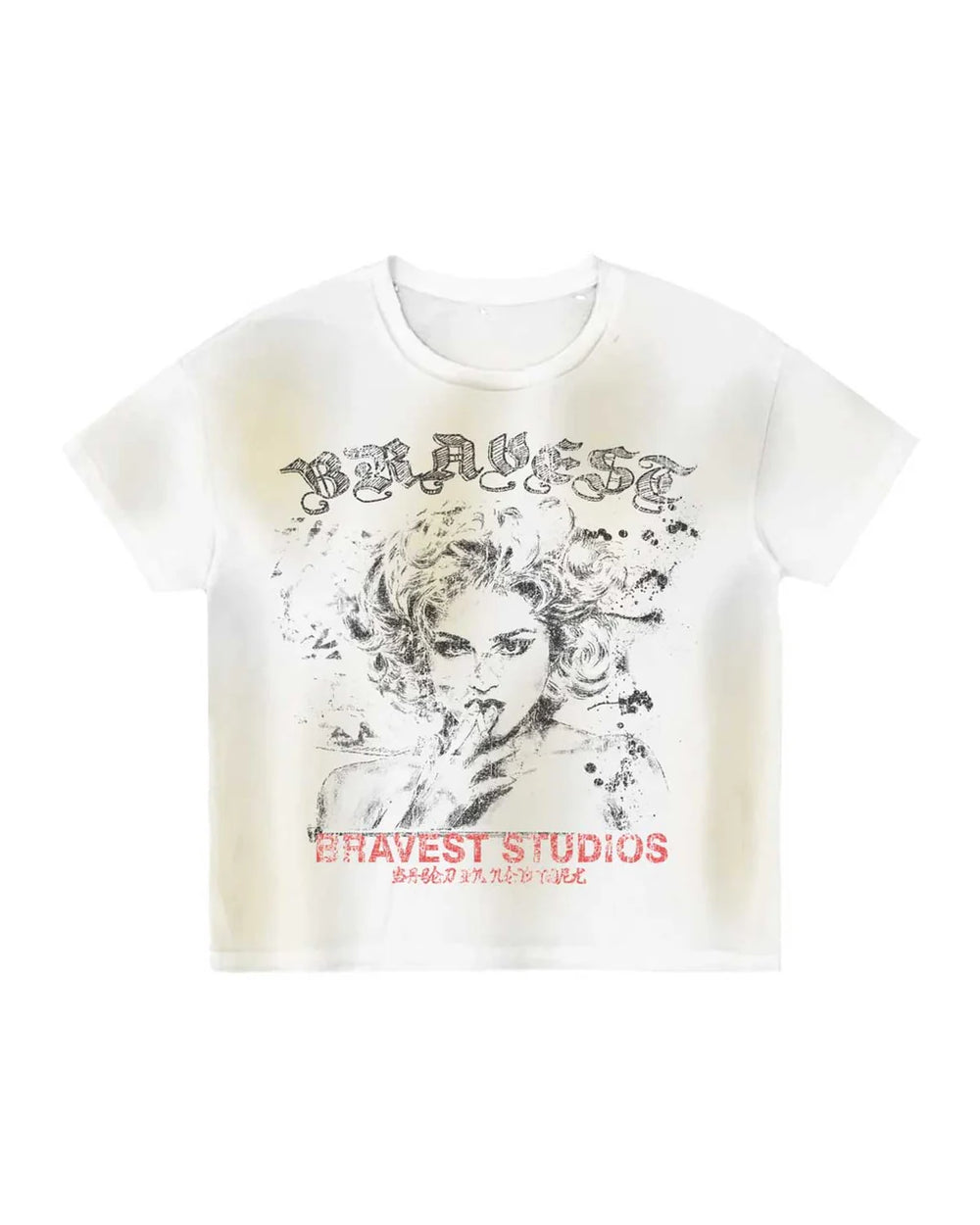 BRAVEST STUDIOS VIVIAN TEE WHITE