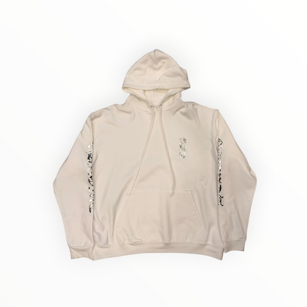 CHROME HEARTS 1988 FOIL PULLOVER HOODIE WHITE