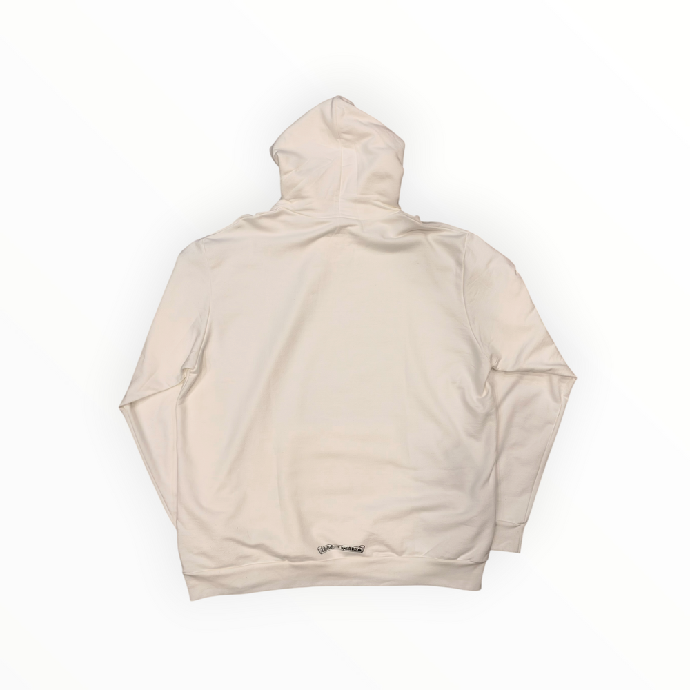 CHROME HEARTS 1988 FOIL PULLOVER HOODIE WHITE