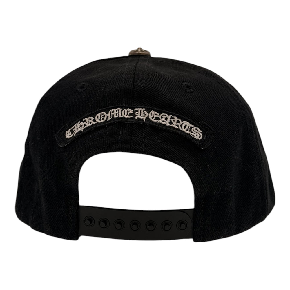 CHROME HEARTS HORSESHOE DENIM BASEBALL HAT BLACK