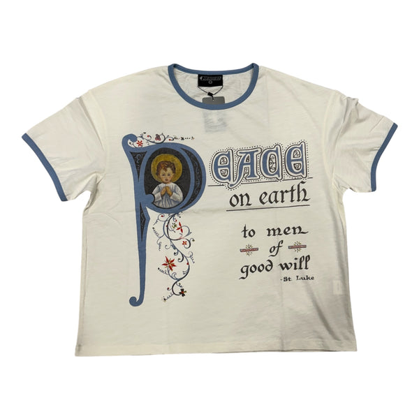 WE ARE RIGHTEOUS PEACE ON EARTH RINGER TEE