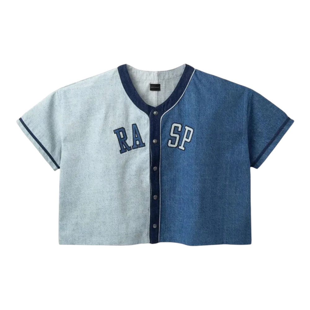 GV GALLERY RASPBERRY TWO TONE DENM JERSEY