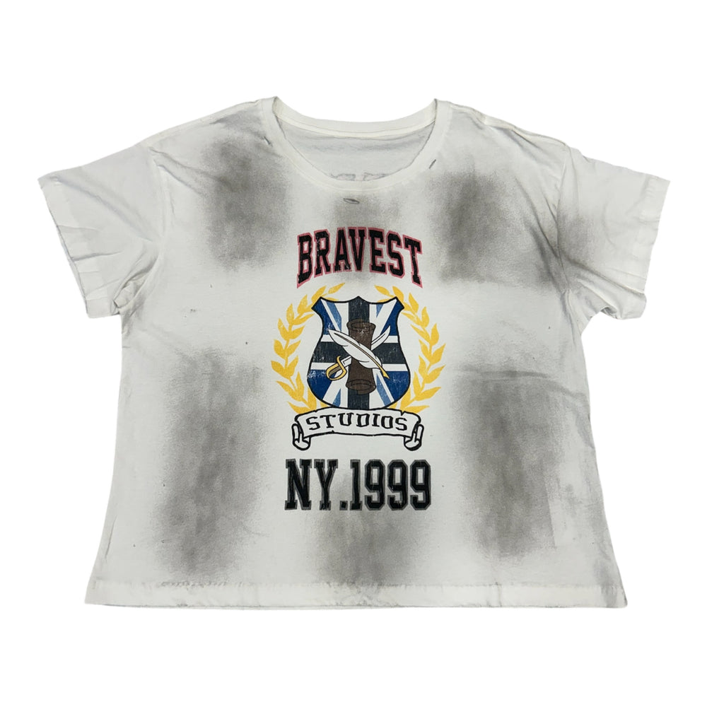 BRAVEST STUDIOS CREST TEE WHITE