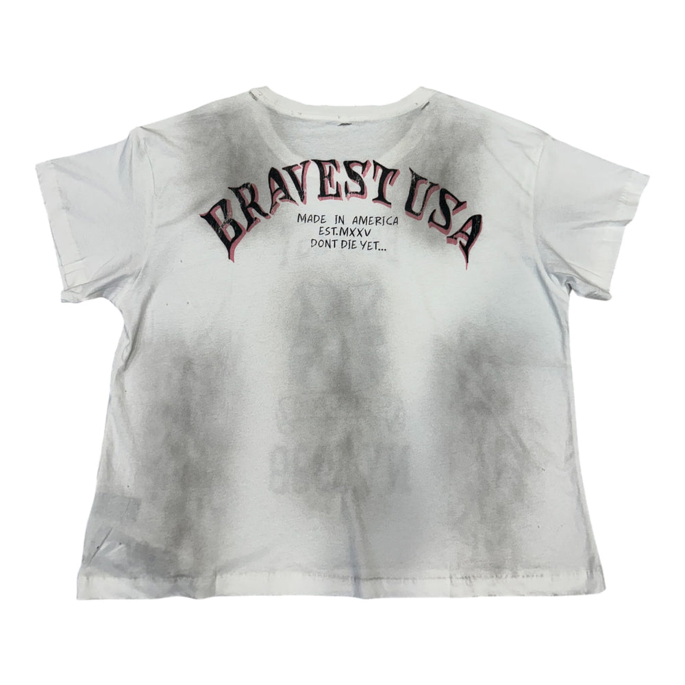 BRAVEST STUDIOS CREST TEE WHITE