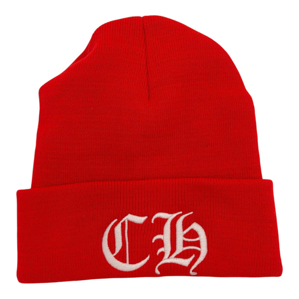 CHROME HEARTS CH BEANIE RED
