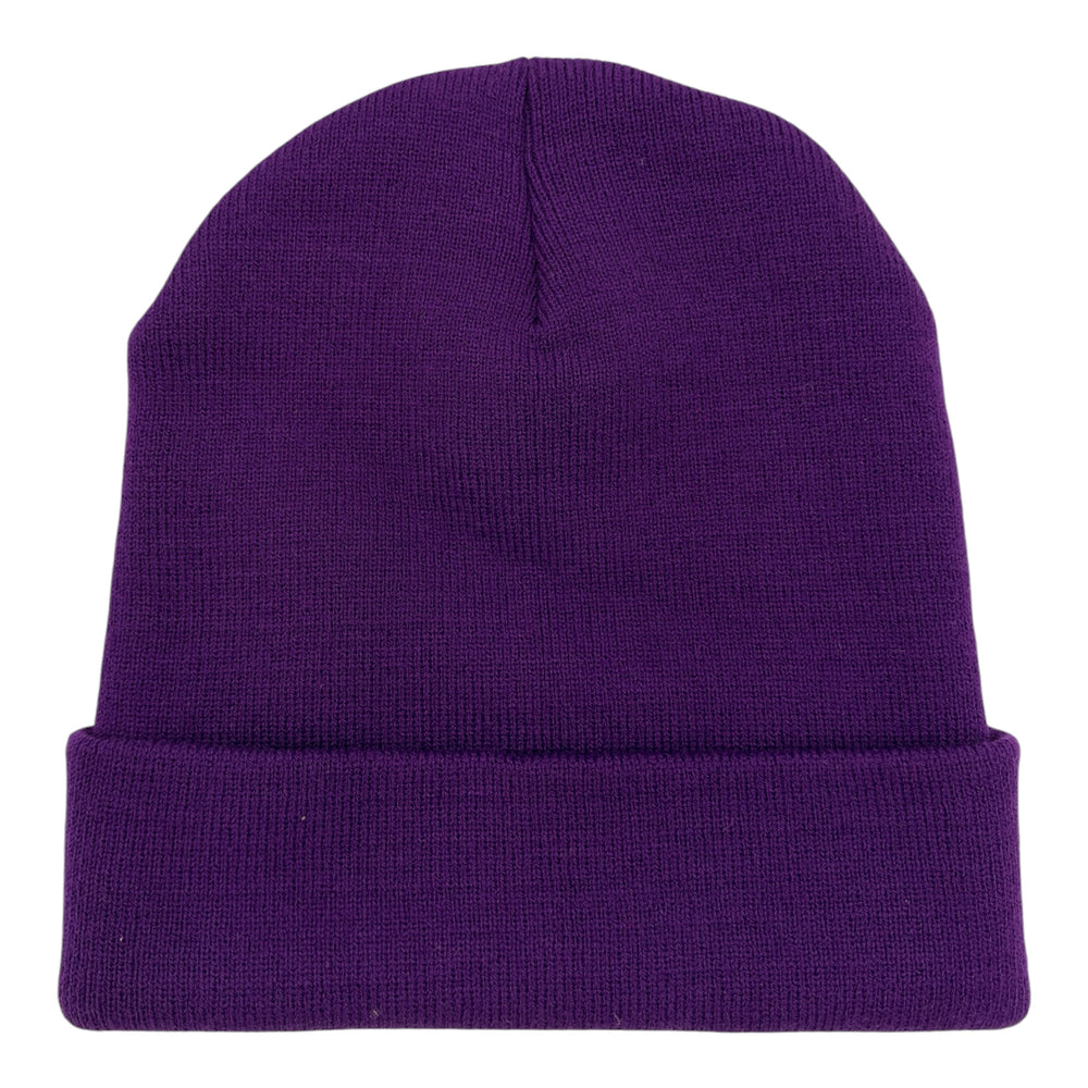 CHROME HEARTS PURPLE RED SCRIPT BEANIE