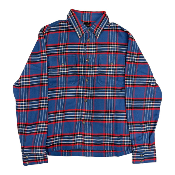CHROME HEARTS WORK DOG BLUEBERRY WINE HARVESTER PLAID FLANNEL
