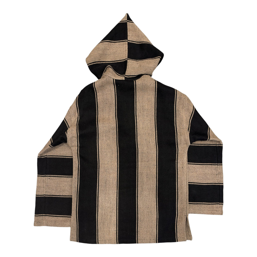 SAINT LAURENT SS15 PARIS STUDDED BAJA PONCHO HOODIE