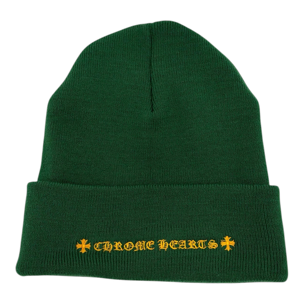 CHROME HEARTS CH BEANIE GREEN/YELLOW