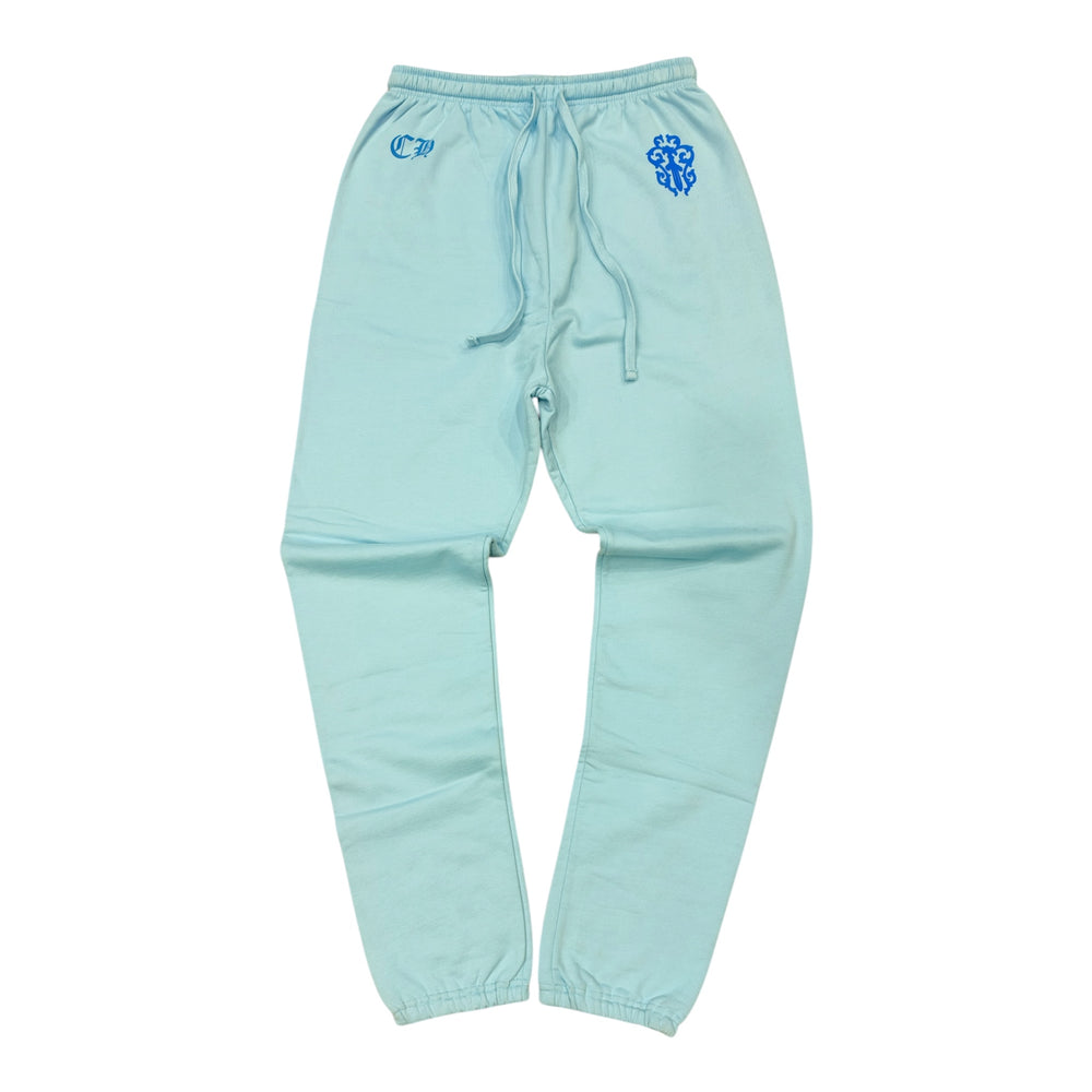 CHROME HEARTS MIAMI ART BASEL DAGGER SWEATPANTS BLUE BRAND NEW