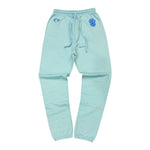 CHROME HEARTS MIAMI ART BASEL DAGGER SWEATPANTS BLUE BRAND NEW
