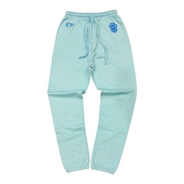 CHROME HEARTS MIAMI ART BASEL DAGGER SWEATPANTS BLUE BRAND NEW