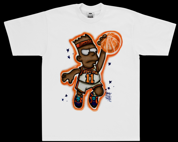 CLIENTELE SHIRT KING PHADE BART TEE WHITE
