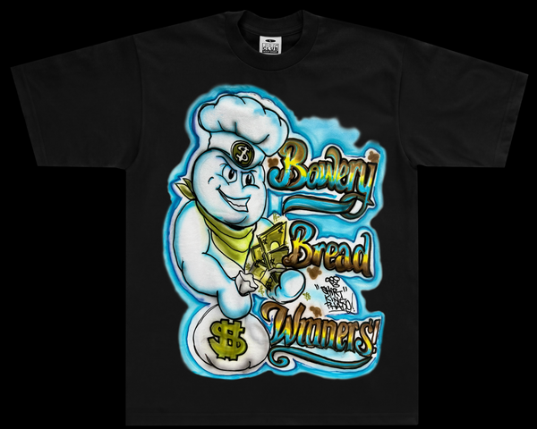 CLIENTELE SHIRT KING PHADE DOUGHBOY BLACK TEE