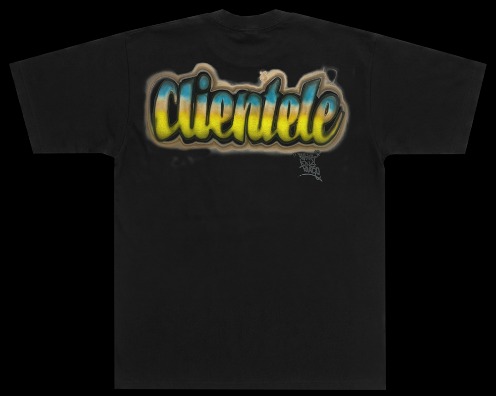 CLIENTELE SHIRT KING PHADE DOUGHBOY BLACK TEE