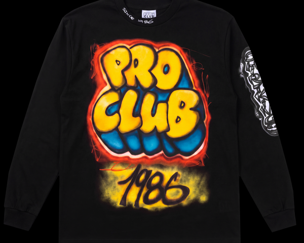 CLIENTELE SHIRT KING PHADE LONG SLEEVE BLACK SHIRT