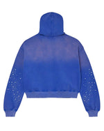 VALE CLASICO ZIP UP HOODIE SAPPHIRE
