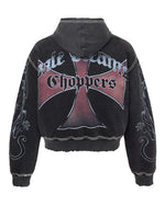 VALE HARDY BOYZ ZIP UP HOODIE BLACK
