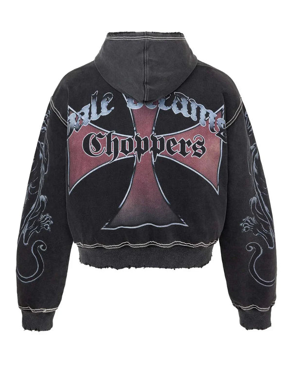 VALE HARDY BOYZ ZIP UP HOODIE BLACK