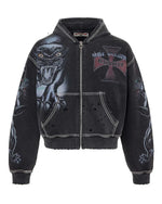 VALE HARDY BOYZ ZIP UP HOODIE BLACK