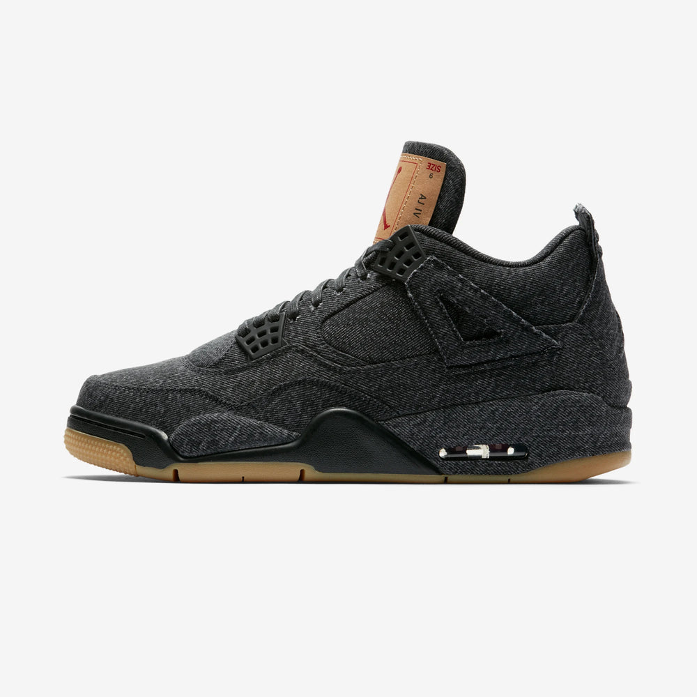 AIR JORDAN 4 RETRO LEVI'S BLACK (LEVI'S TAG) NIB