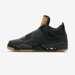 AIR JORDAN 4 RETRO LEVI'S BLACK (LEVI'S TAG) NIB