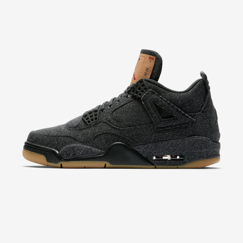 AIR JORDAN 4 RETRO LEVI'S BLACK (LEVI'S TAG) NIB